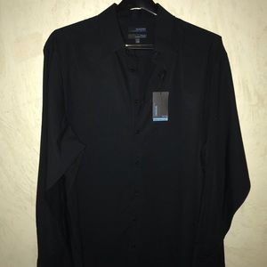 Men’s Murano Wardrobe Essentials, men’s shirt, black size 2XB (big and tall)